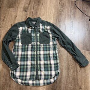 Eddie Bauer Forest Green Casual Shirt